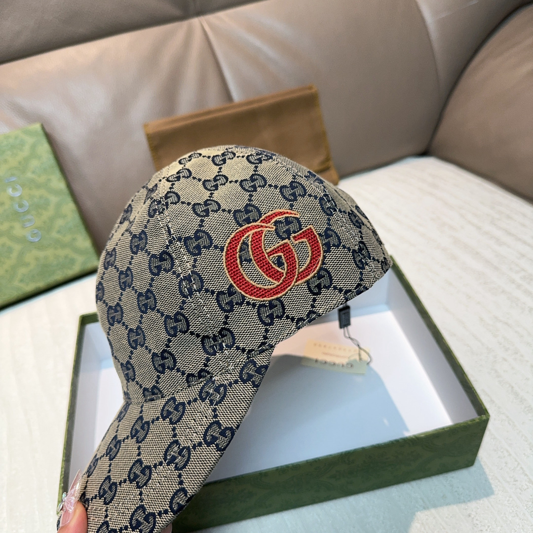 [TOP] GUCCI Baseball Hat - Brown - 711 Luxury