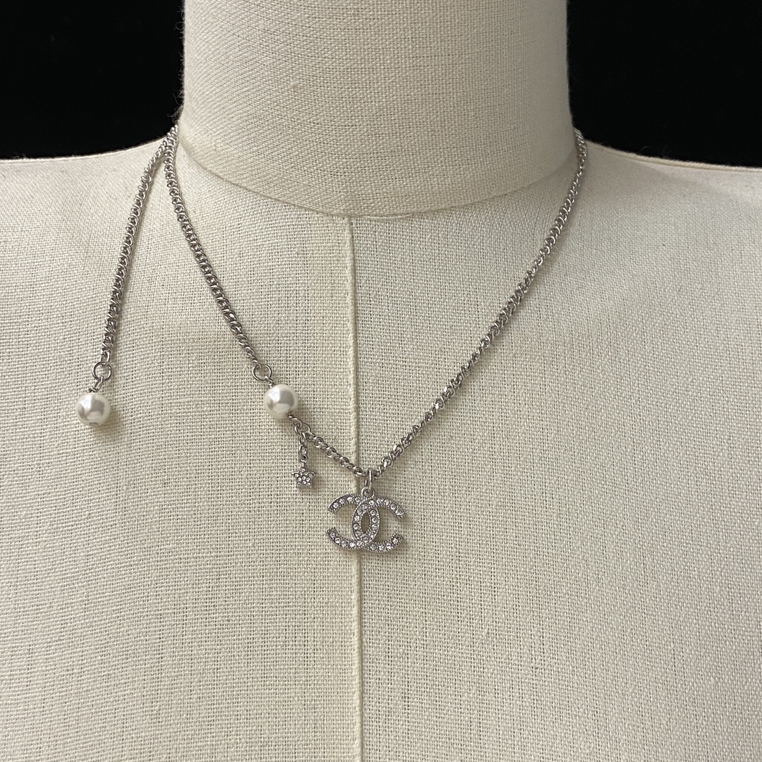 [TOP] CHANEL Necklace - Silver - 711 Luxury