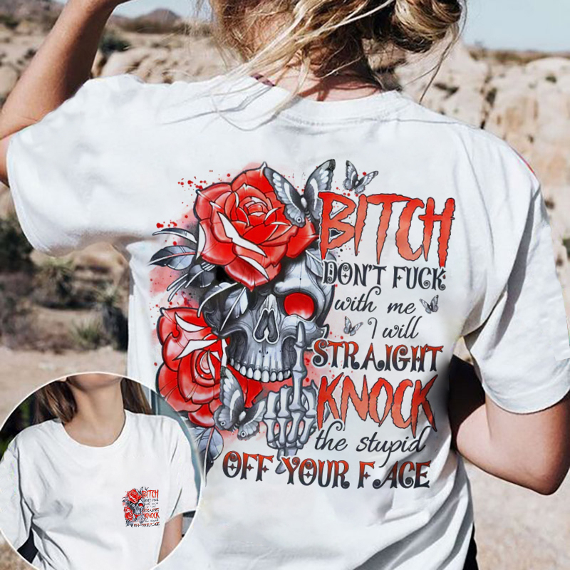 B DON'T F WITH ME  Print Women's T-Shirt