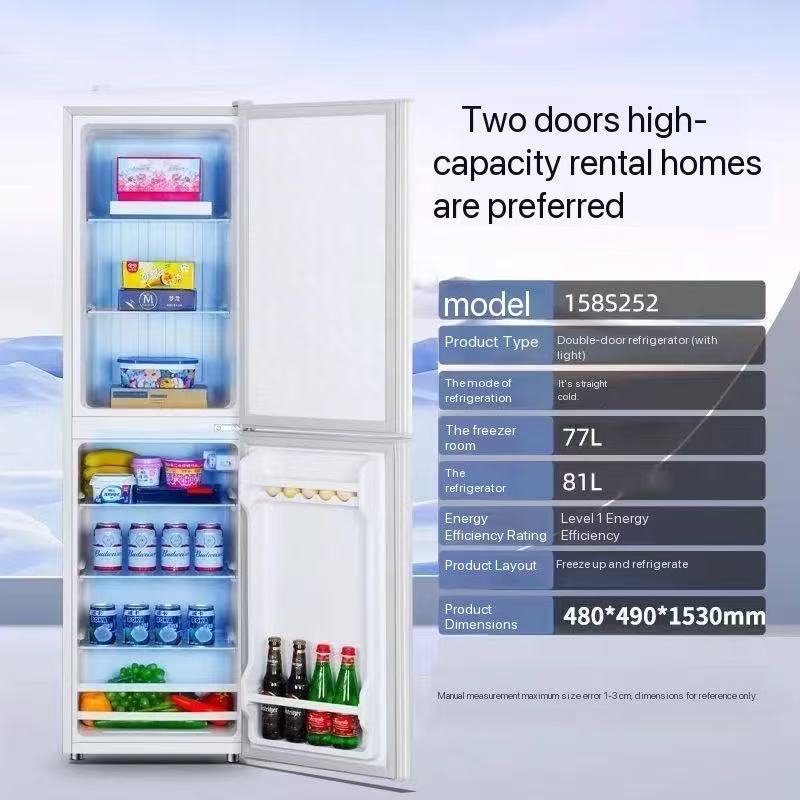 158L double-door refrigerator