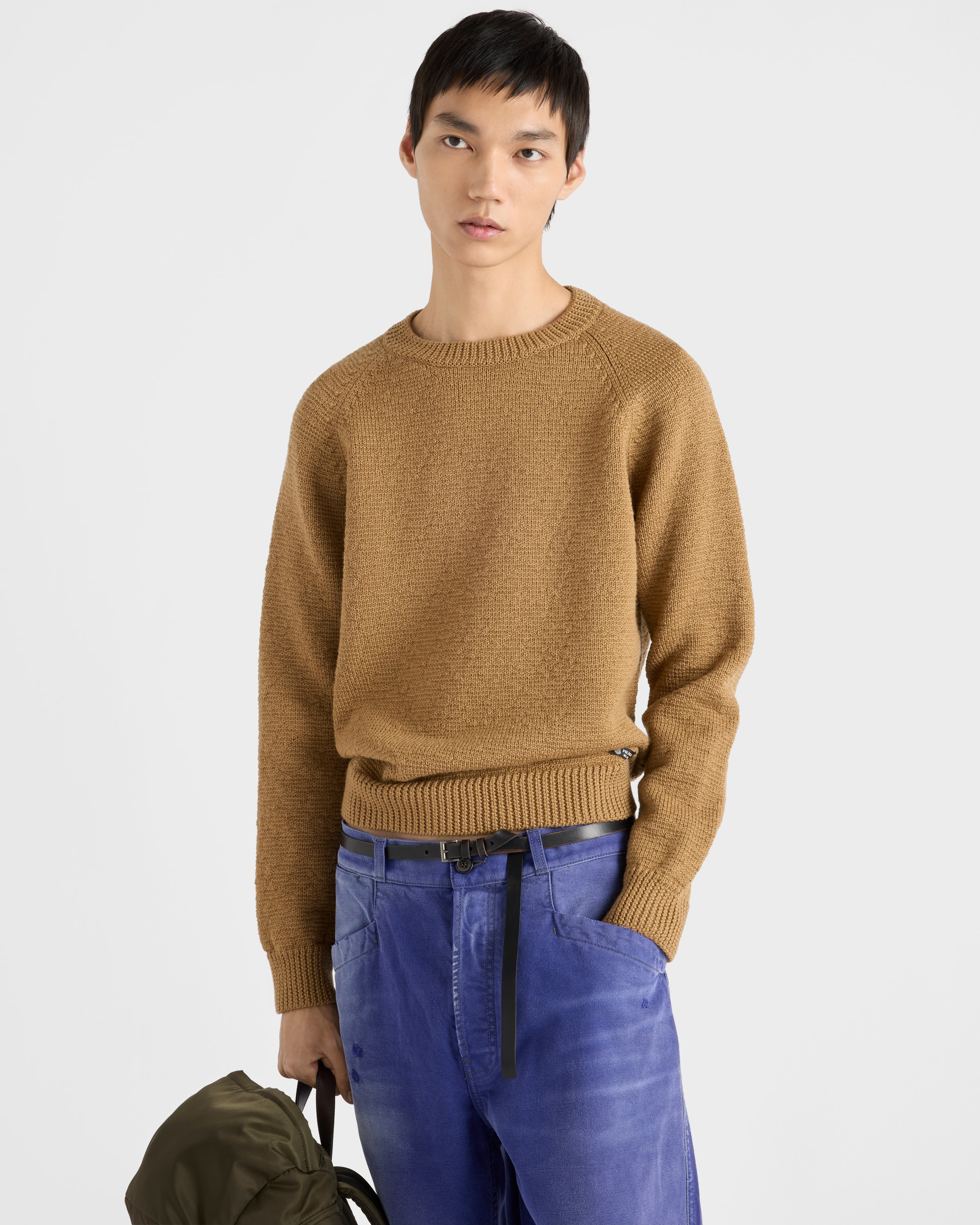 Prada Clothing Prada Wool Crew-neck Sweater #396285 View 2 | Nigo Office