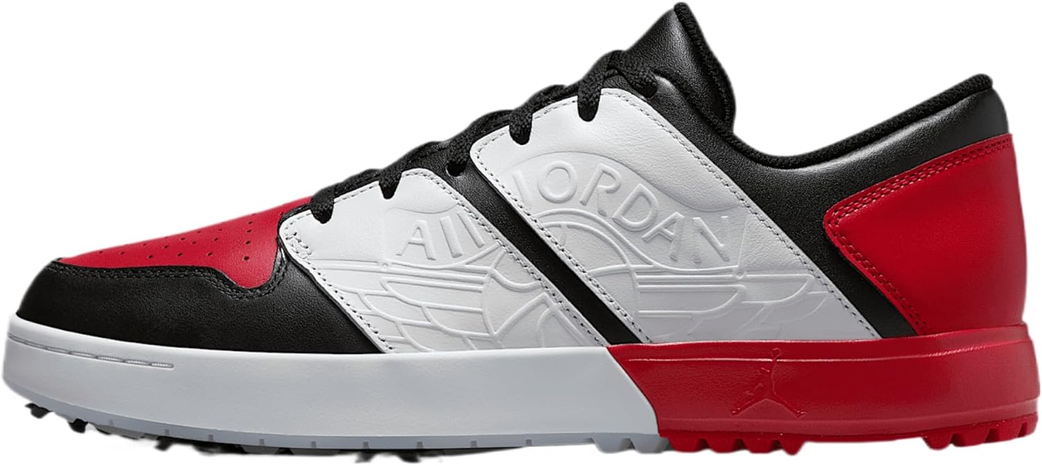 Nike Golf Air Jordan NU Retro 1 G Shoes - Black/Lucky Green/White 002