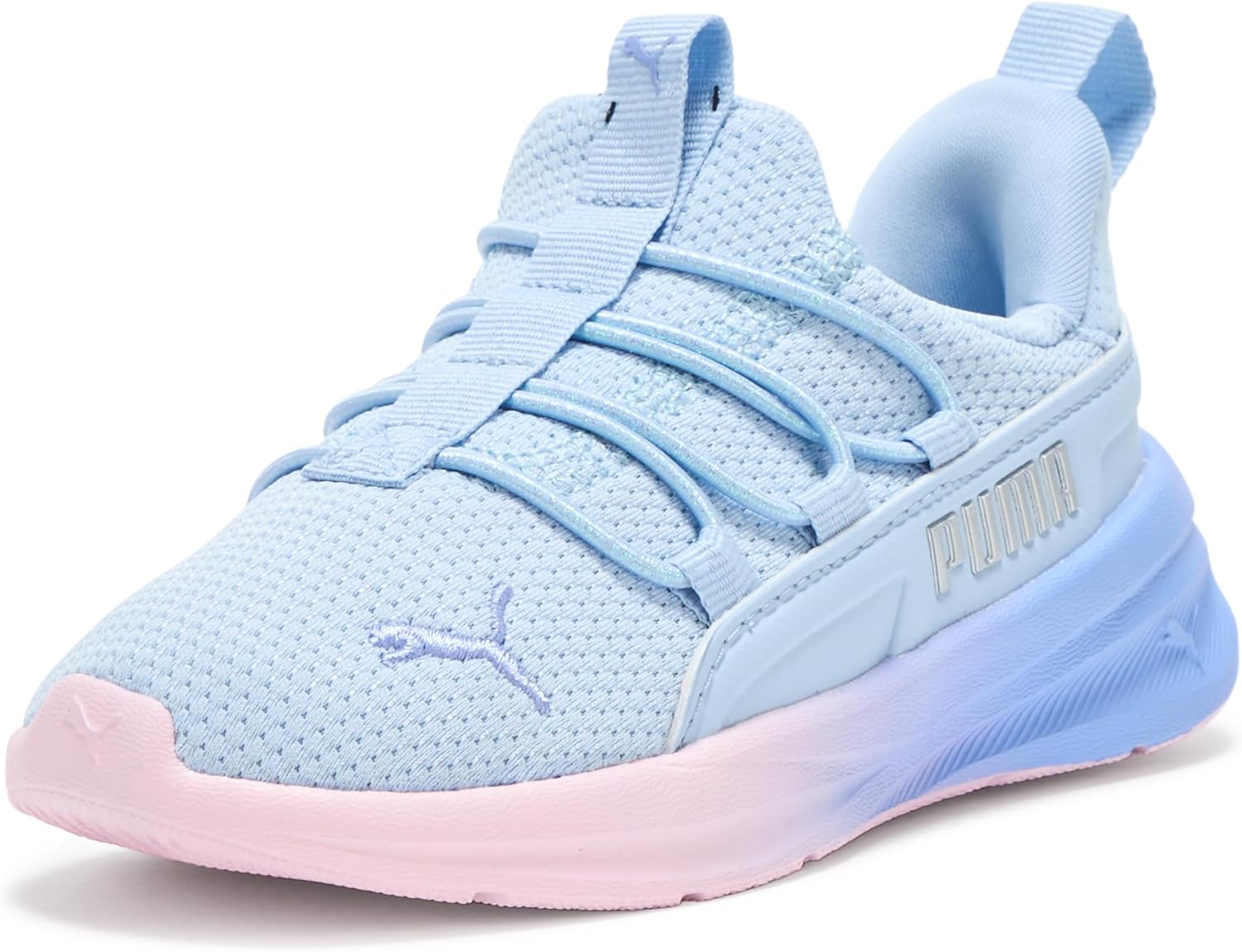 Puma Unisex-Child Softride One4All Slip On Shoes, Haute Tropic-Intense Lavender-Pearl Pink AH25, Toddler 8