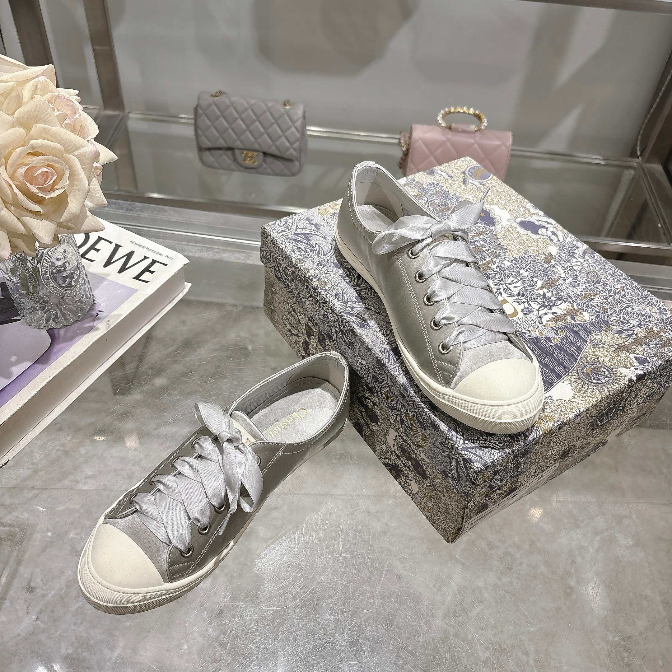 [TOP] Christian Dior Casual Shoes - Sliver - 711 Luxury