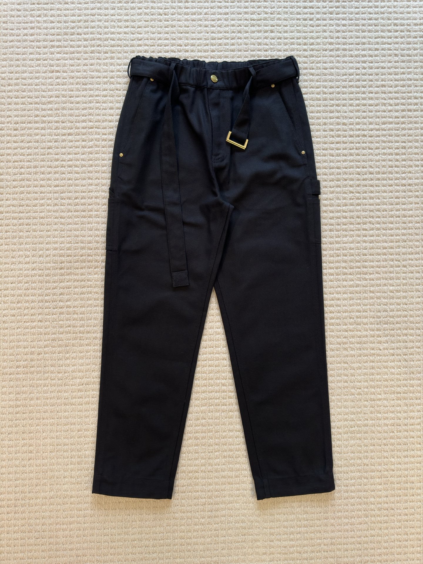 Designer Clothing Sacai x Carhartt Wip Belted Cotton Canvas Pants #326738 View 2 | Nigo Office