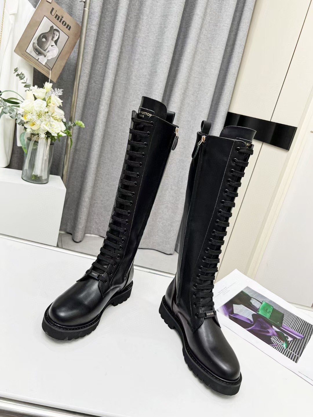 [TOP] Louis Vuitton LV Boots - Black - 711 Luxury