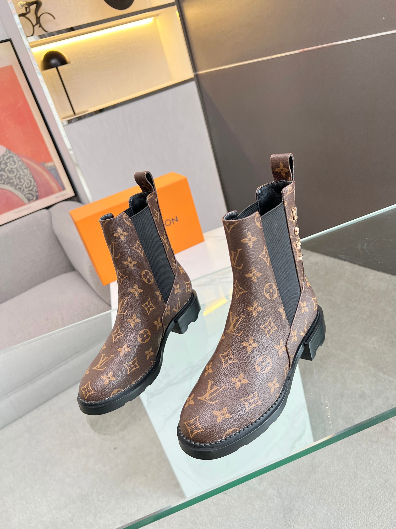 [TOP] Louis Vuitton LV Boots - Brown - 711 Luxury