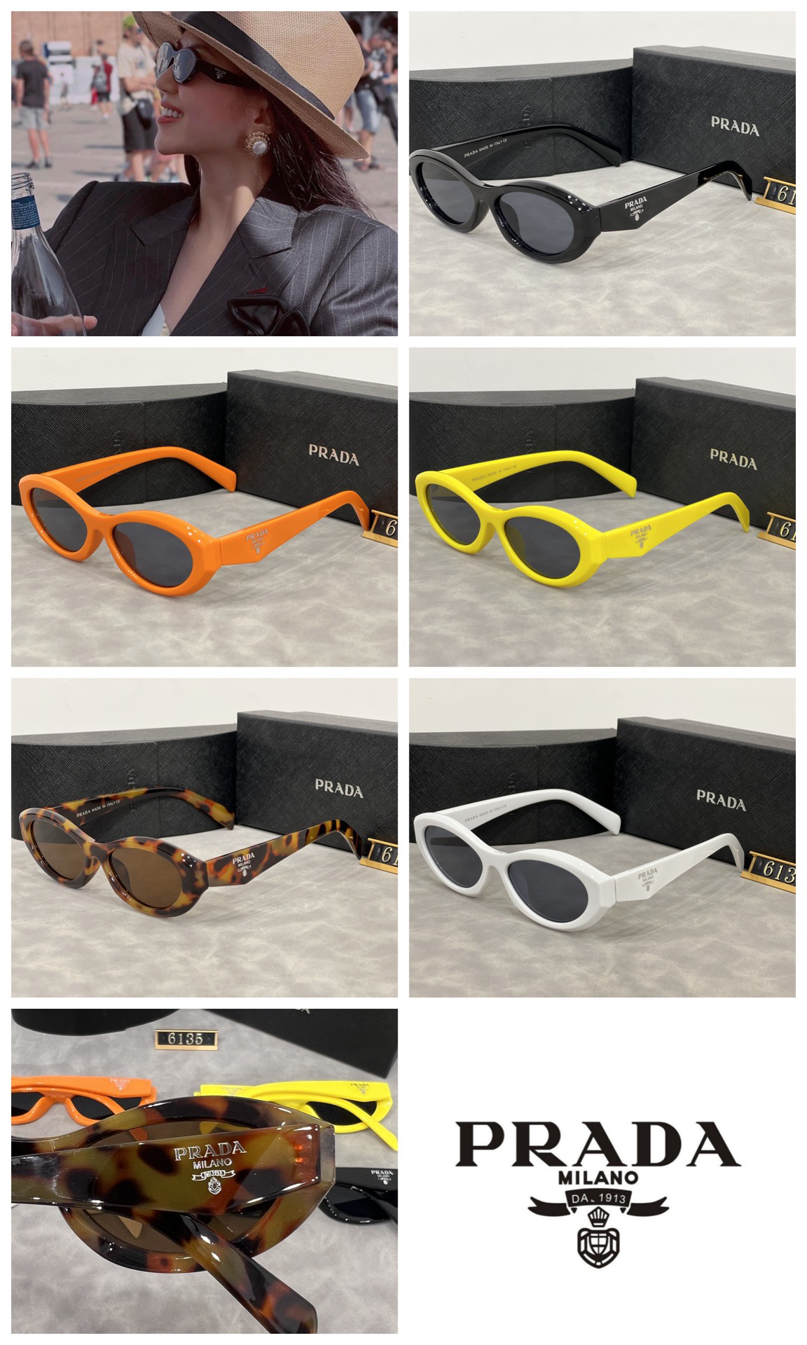 [TOP] PRADA Sunglasses - 5 Colors - 711 Luxury