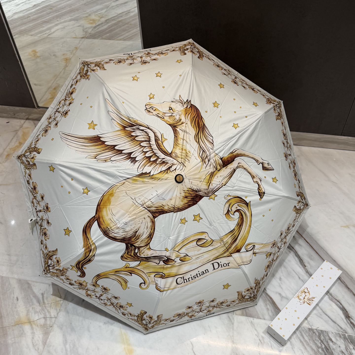 [TOP] Christian Dior Umbrella - White - 711 Luxury
