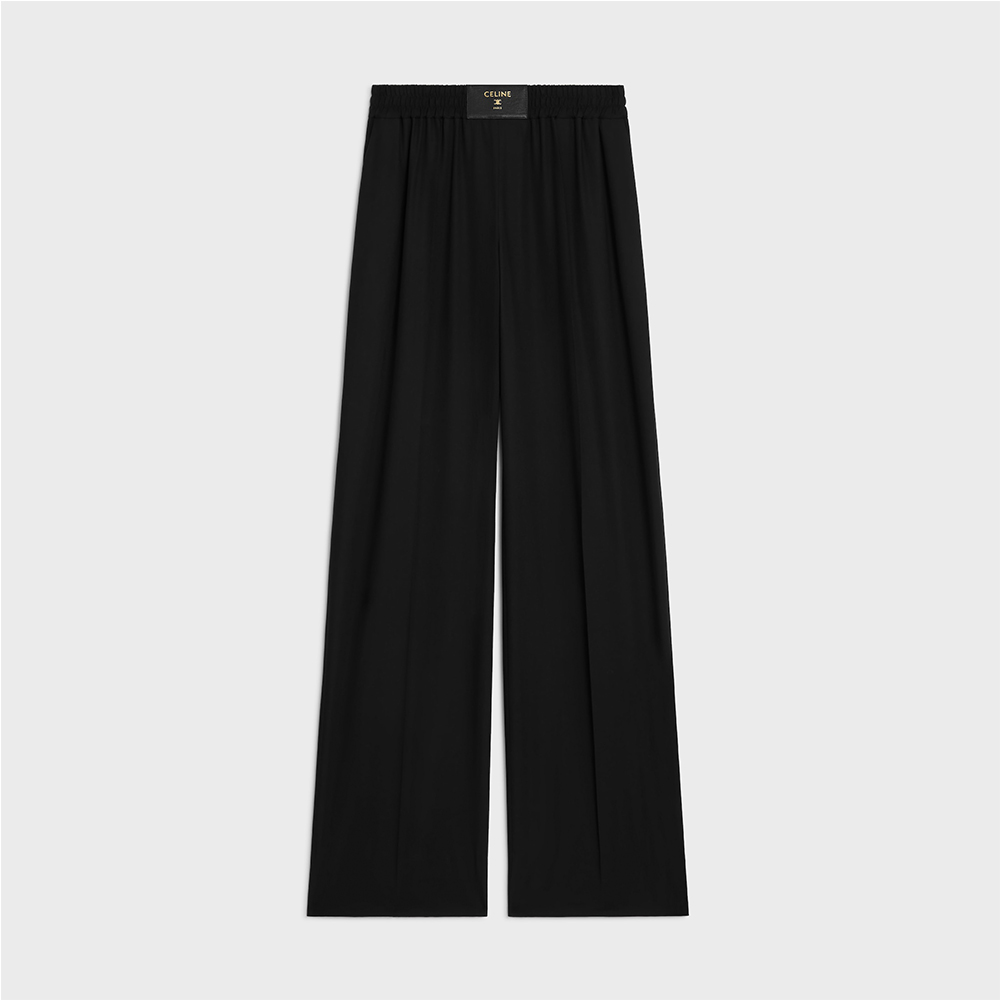 Celine black Clothing CELINE TROUSERS IN LIGHT WOOL CLOTH BLACK #389862 | Nigo Office