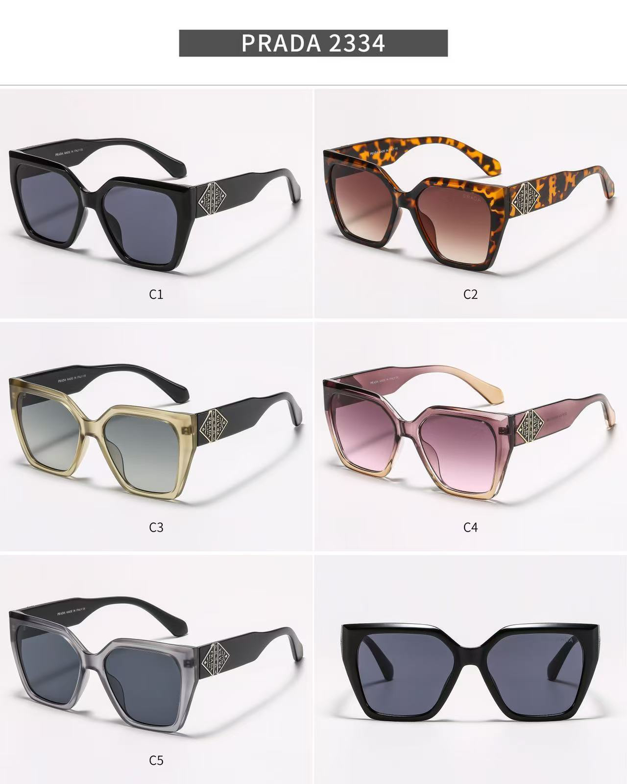 [TOP] PRADA Sunglasses - 5 Colors - 711 Luxury