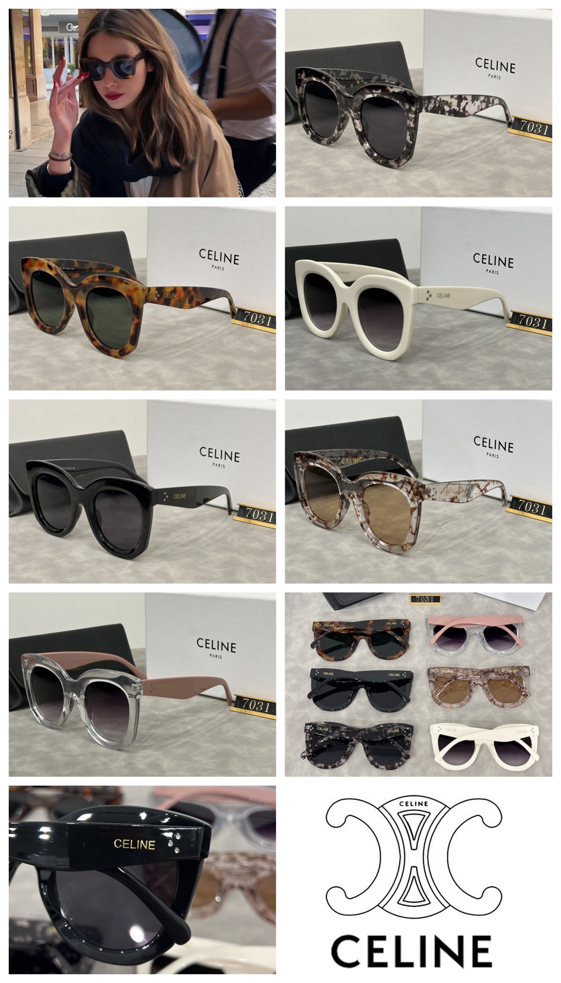 [TOP] CELINE Sunglasses - 6 Colors - 711 Luxury