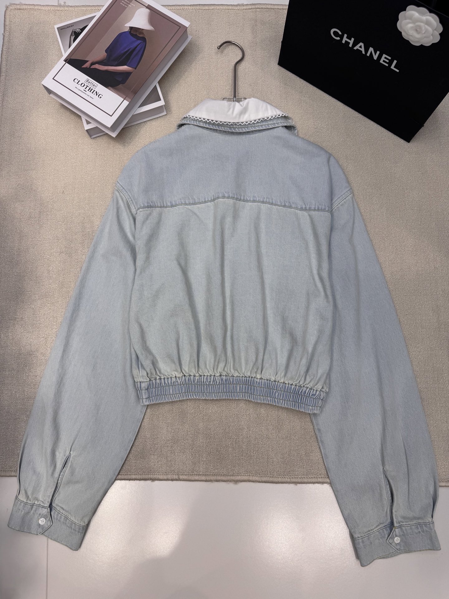 [TOP] Miu Miu Denim Jacket - Blue - 711 Luxury
