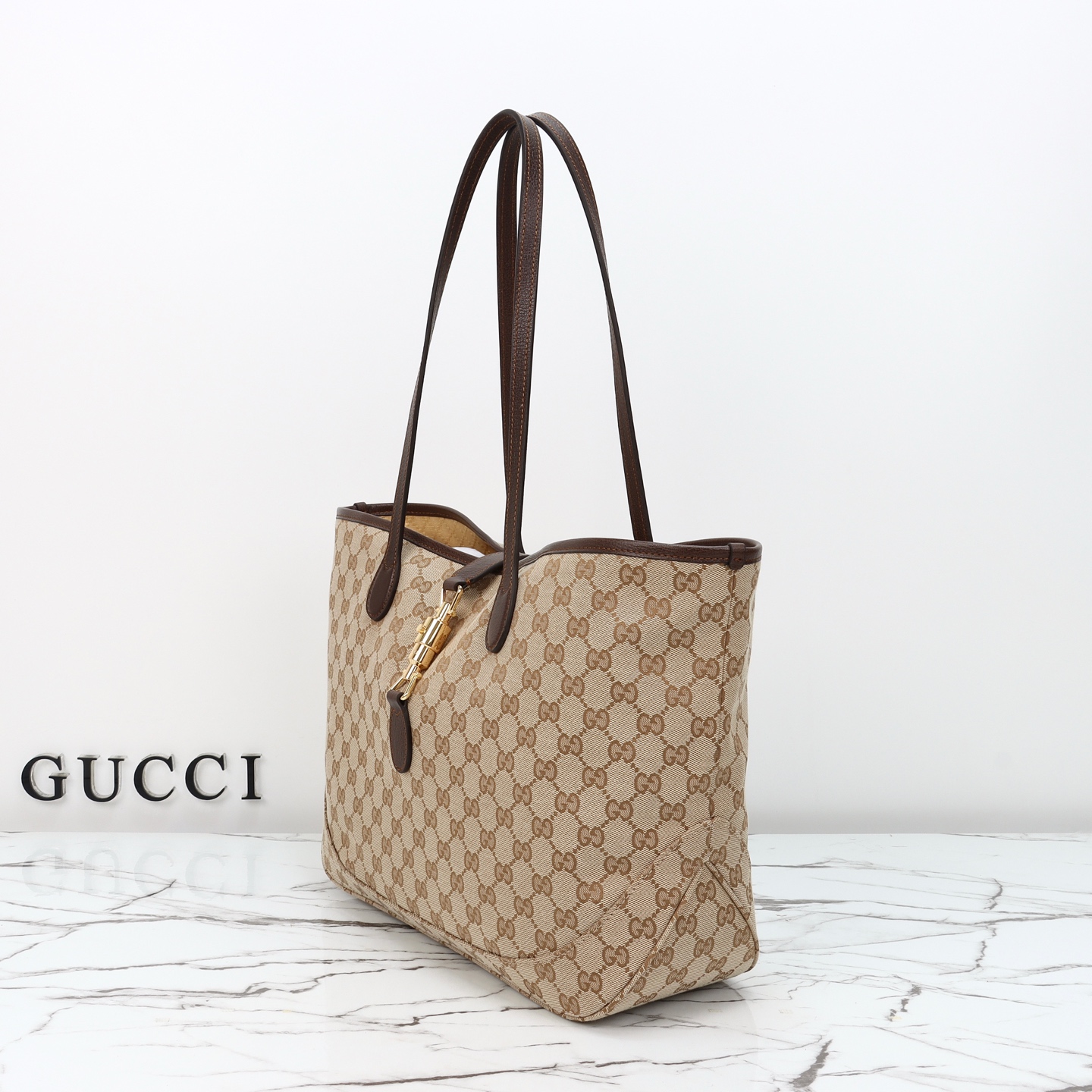 [TOP] GUCCI Gucci Jackie  Tote bag 45×28×12cm - Brown