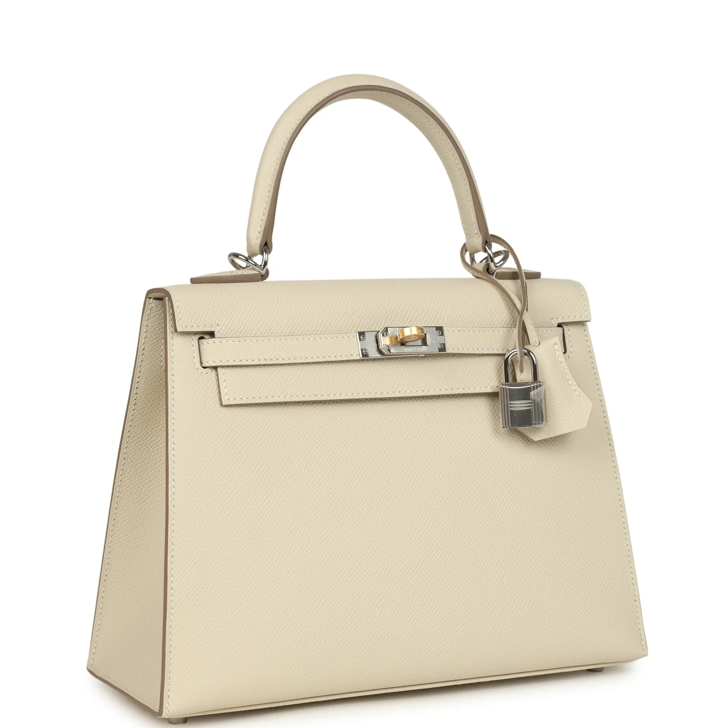 Hermes Kelly Sellier  Craie Epsom Electrum Hardware