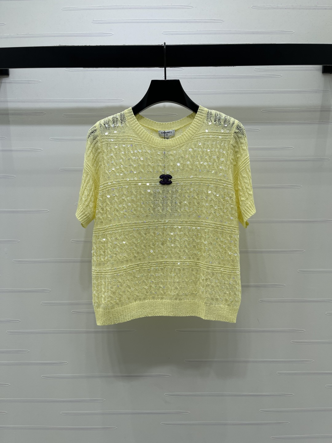 [TOP] CHANEL Knit Top - Yellow - 711 Luxury