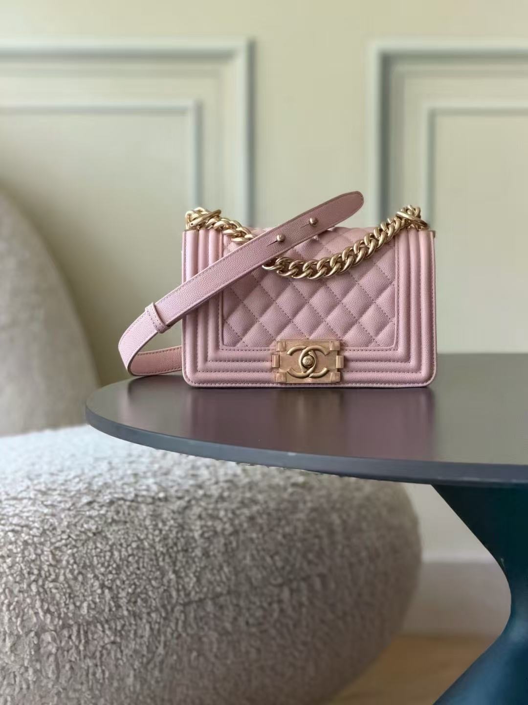 [TOP] CHANEL Le Boy Bag 20cm - Pink - 711 Luxury