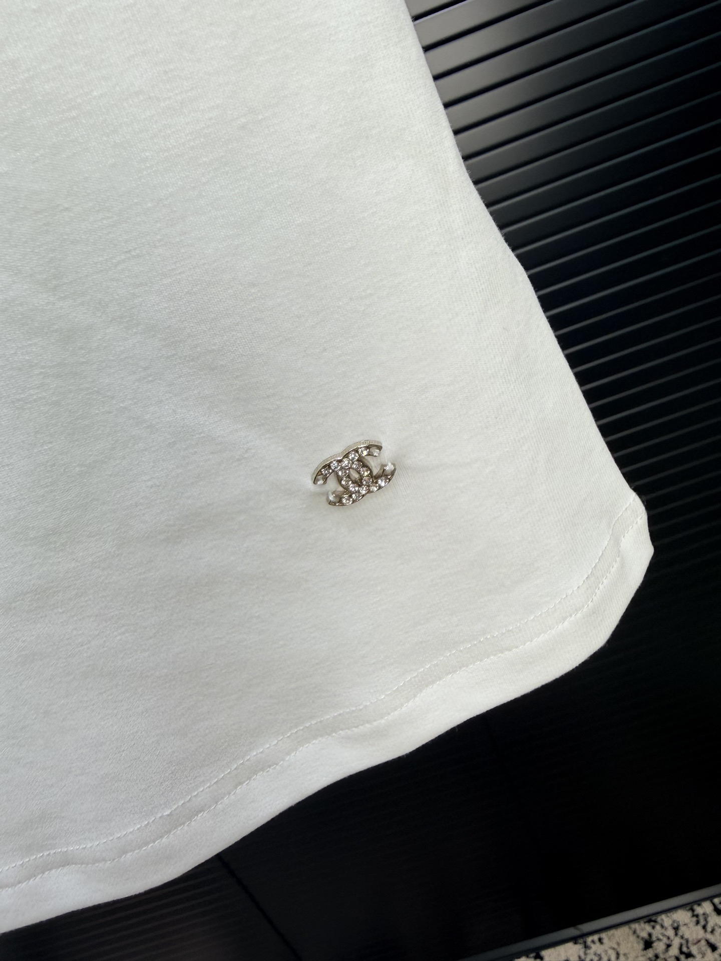 [TOP] CHANEL Short-sleeved Top - White