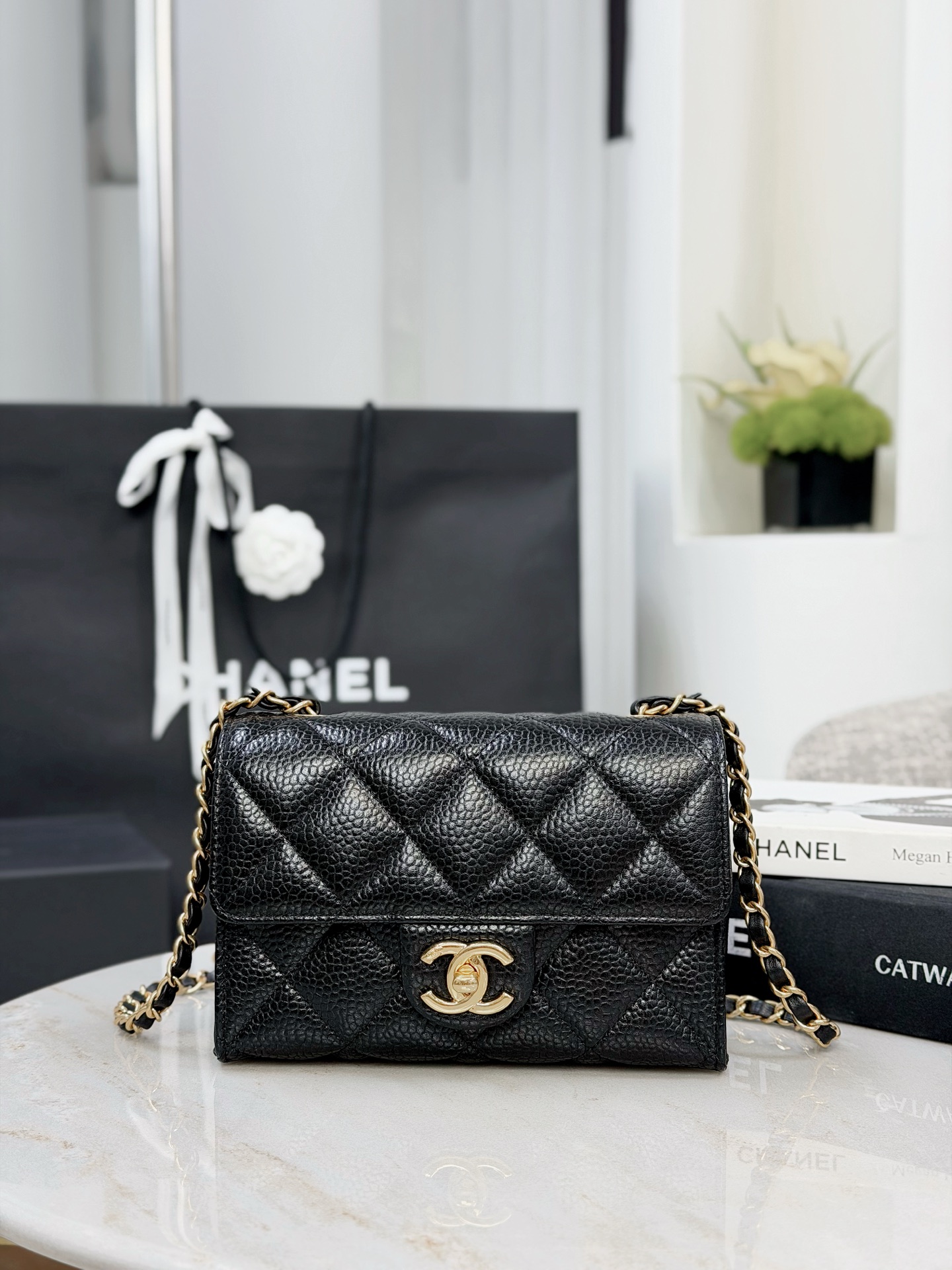 Chanel Bag Chanel Pebbled Leather Mini Flap Bag #388062 View 2 | Nigo Office