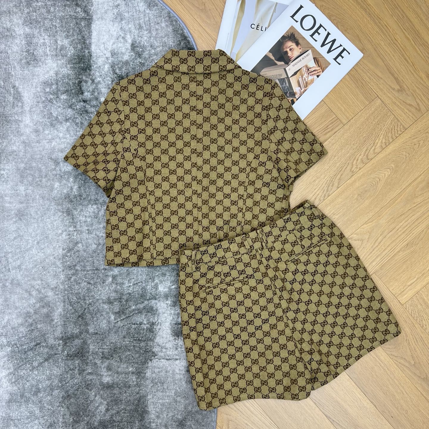 [TOP] GUCCI Suit - Brwon