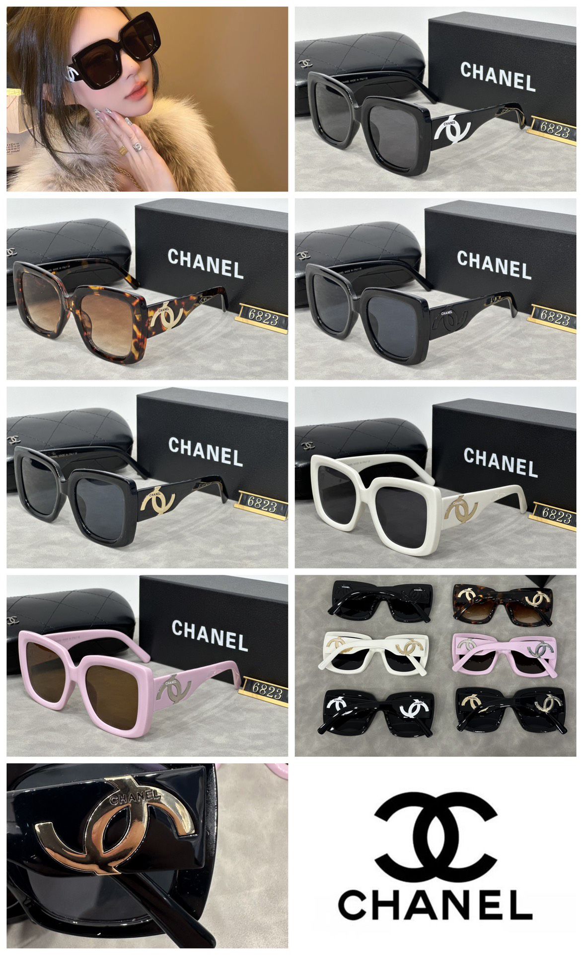 [TOP] CHANEL Sunglasses - 6 Color - 711 Luxury