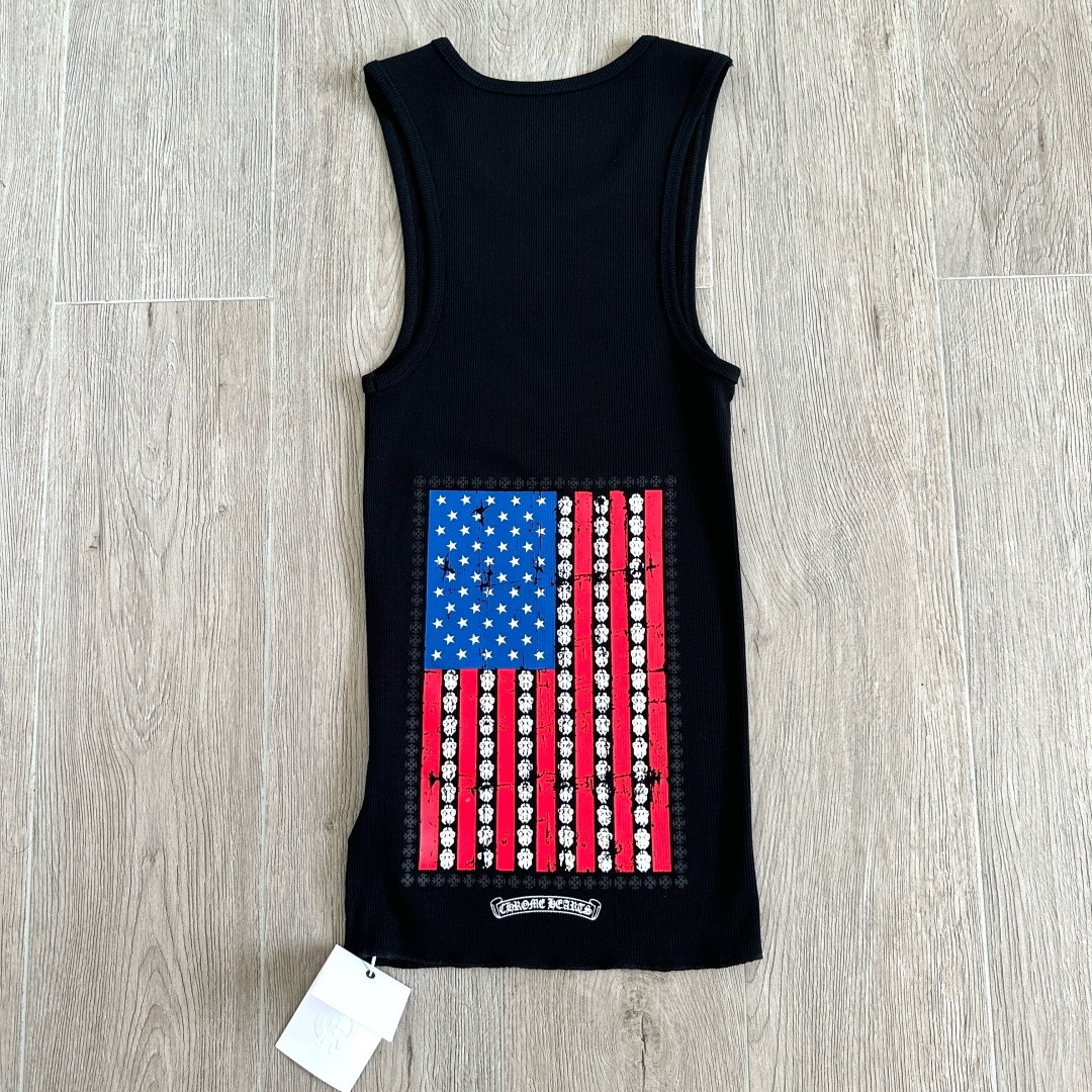 Chrome Hearts American Flag Printed Knit Sundress #383407