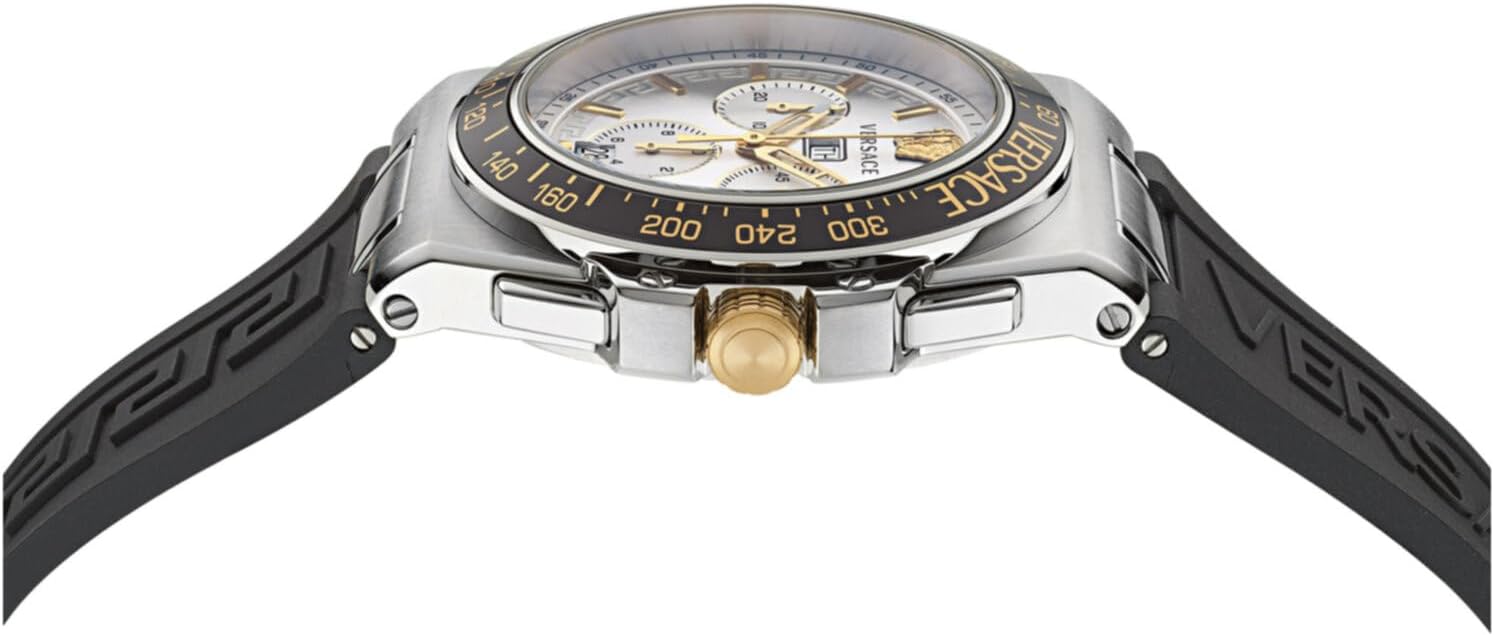 Versace Greca Extreme Chrono Silicone Watch