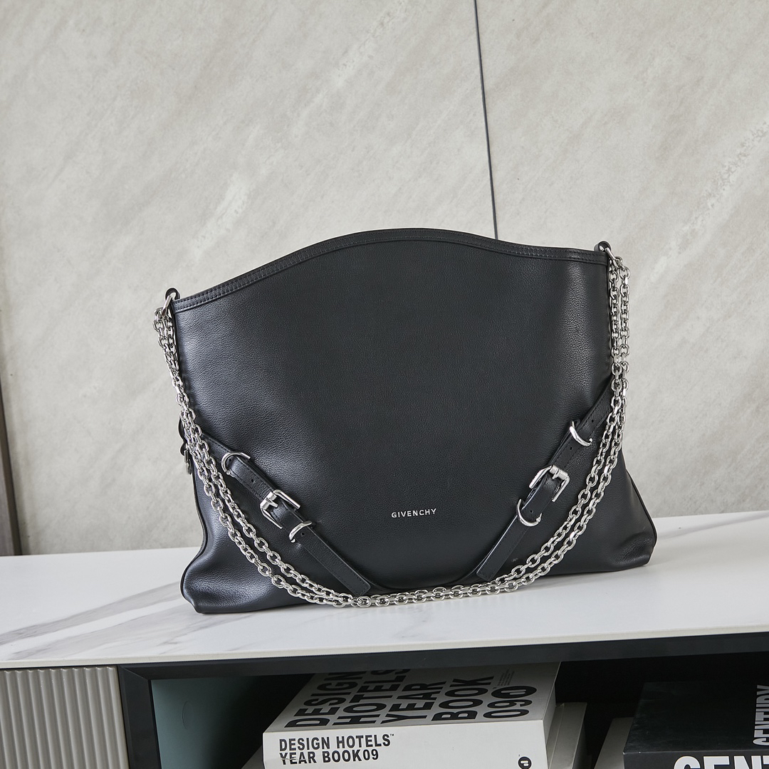 [TOP] GIVENCHY Voyou Bag 40x27x6.5cm- Black