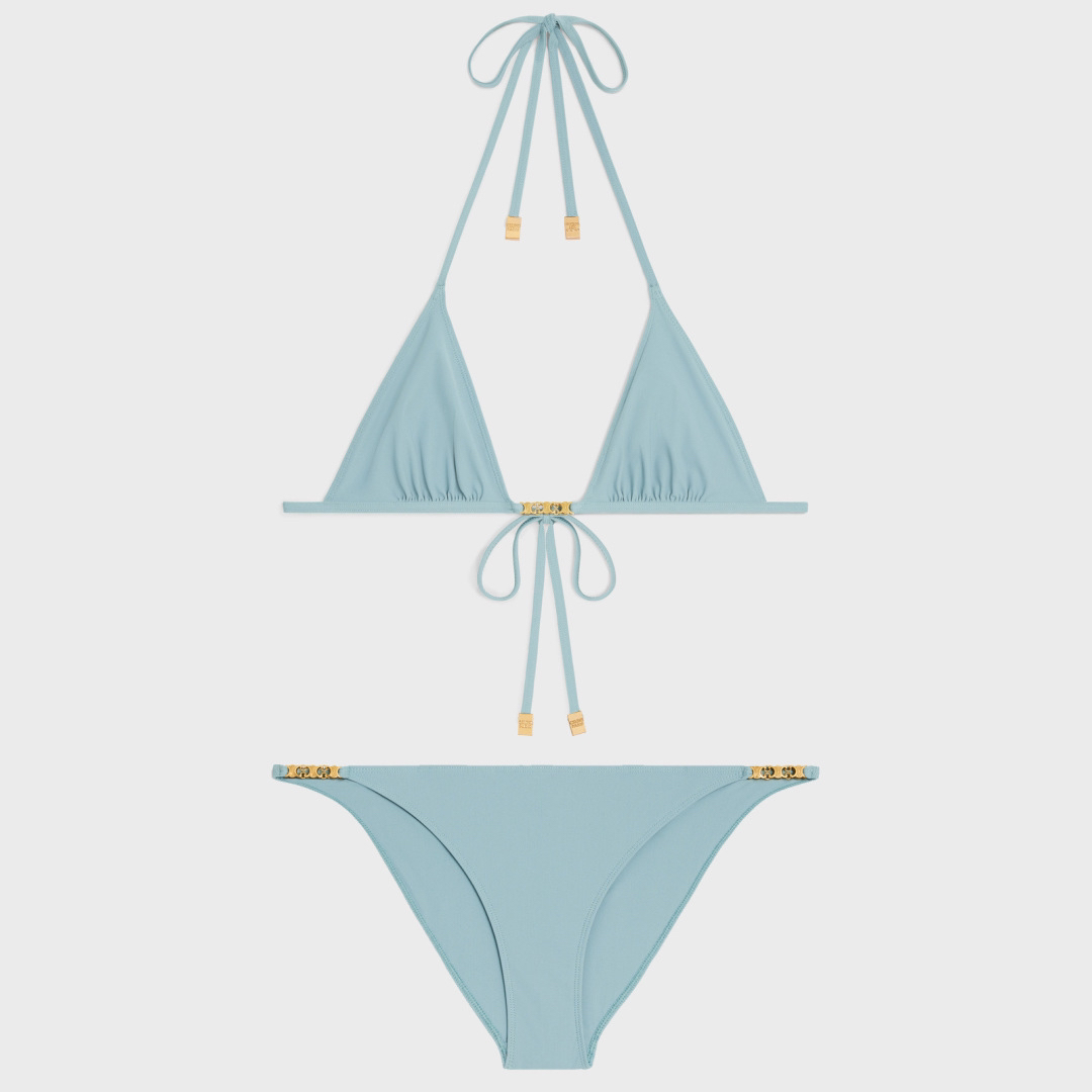 [TOP] CELINE Bikini Swimsuit - Blue - 711 Luxury