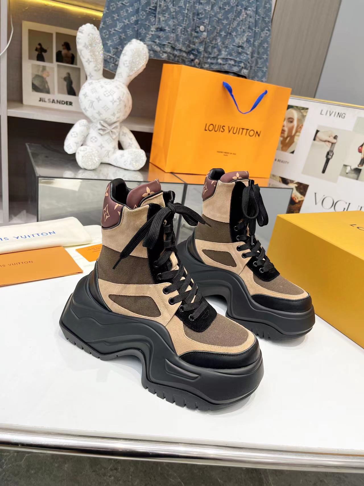[TOP] Louis Vuitton LV Boots - Brown - 711 Luxury