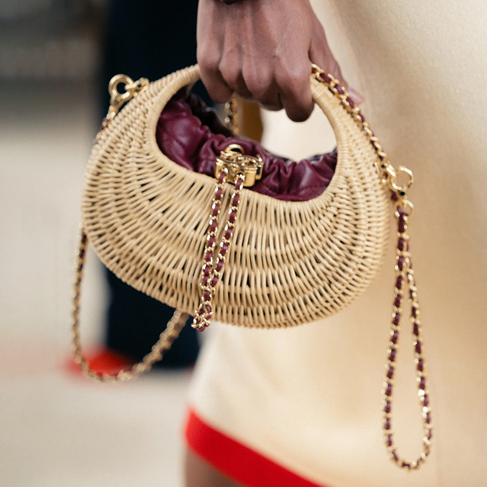 Chanel Bag Chanel Rattan Meniscus Bag #396317 | Nigo Office