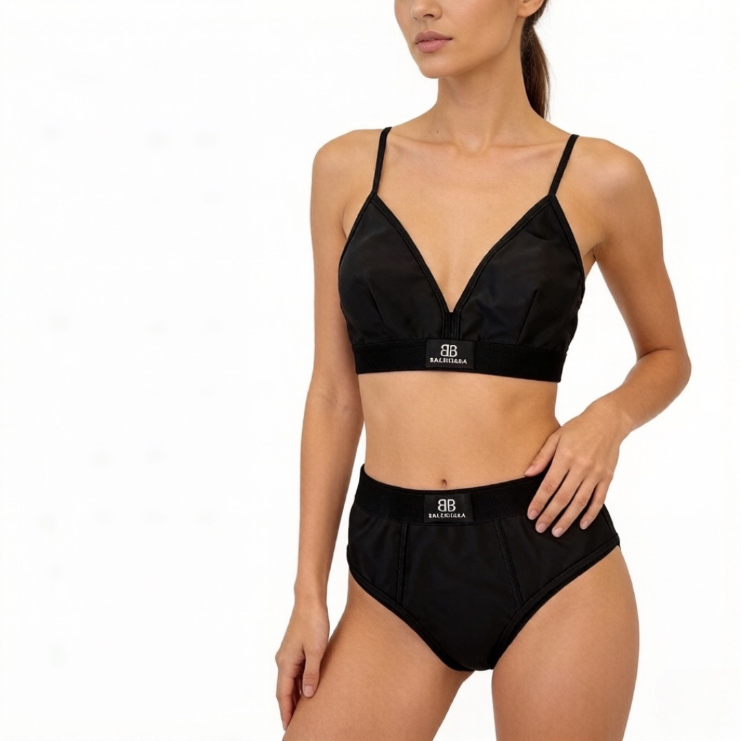 [TOP] BALENCIAGA Swimsuit - Black - 711 Luxury