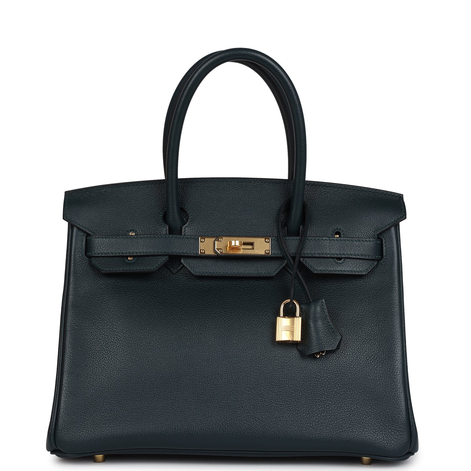 Hermes BirkinVert Cypress Taurillon Novillo Gold Hardware