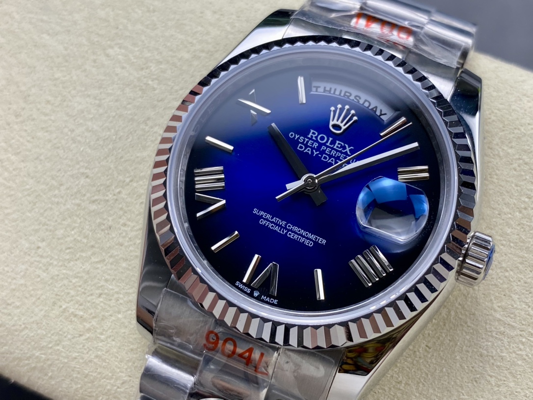 [TOP] ROLEX Watch 36 mm - Blue