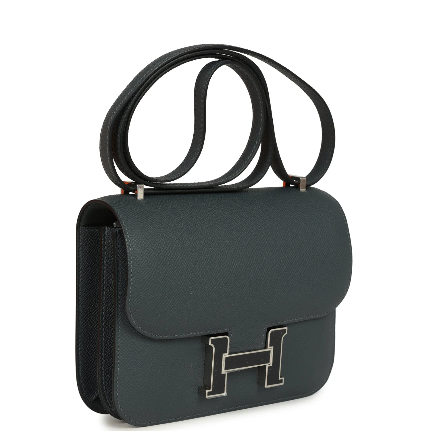 Hermes Constance Gris Misty Epsom Lacquered Palladium Hardware