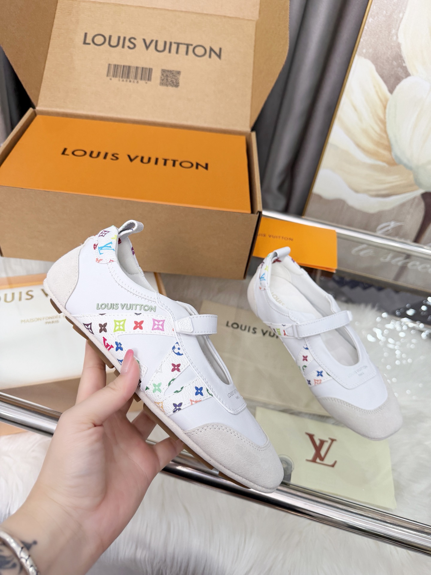 [TOP] Louis Vuitton LV Sneakerina Sneakers - White - 711 Luxury