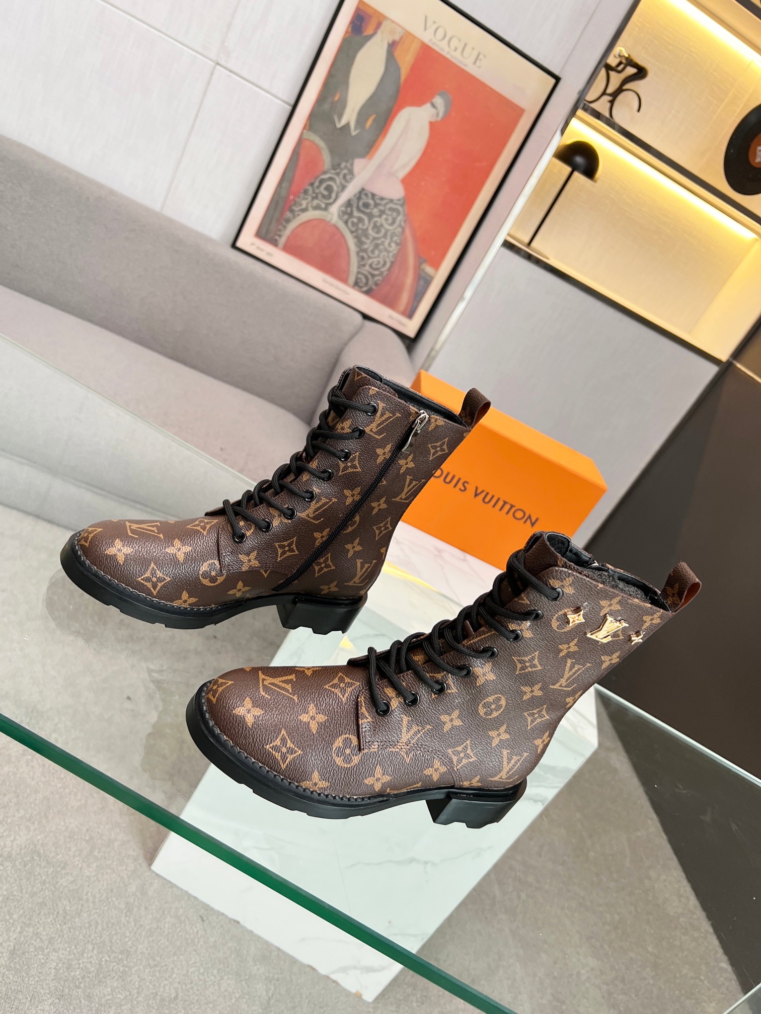 [TOP] Louis Vuitton LV Boots - Brown - 711 Luxury