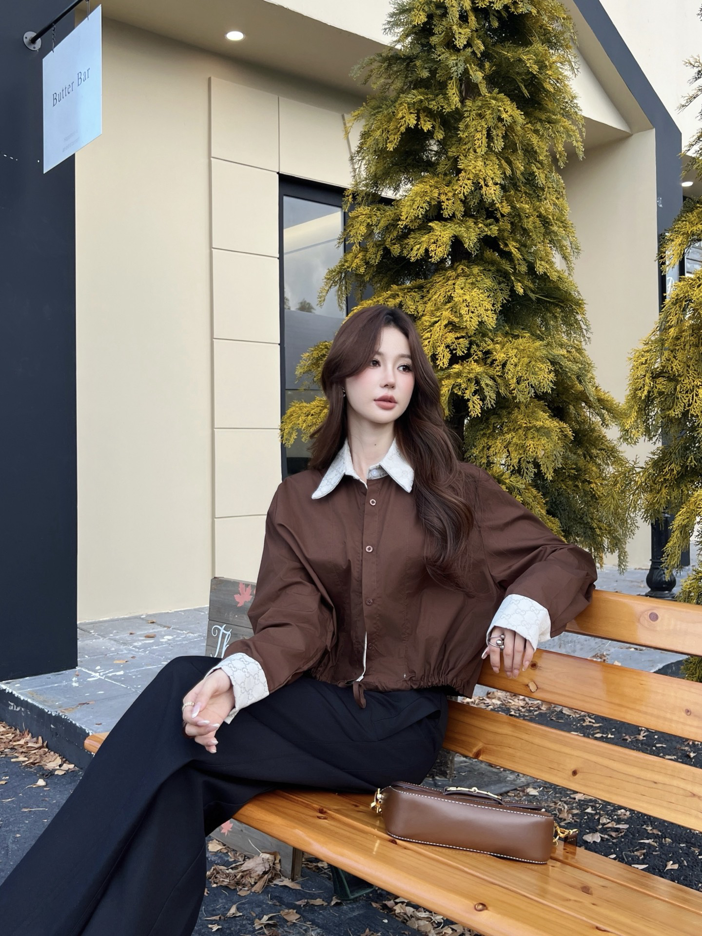 [TOP] GUCCI Shirt - Brown