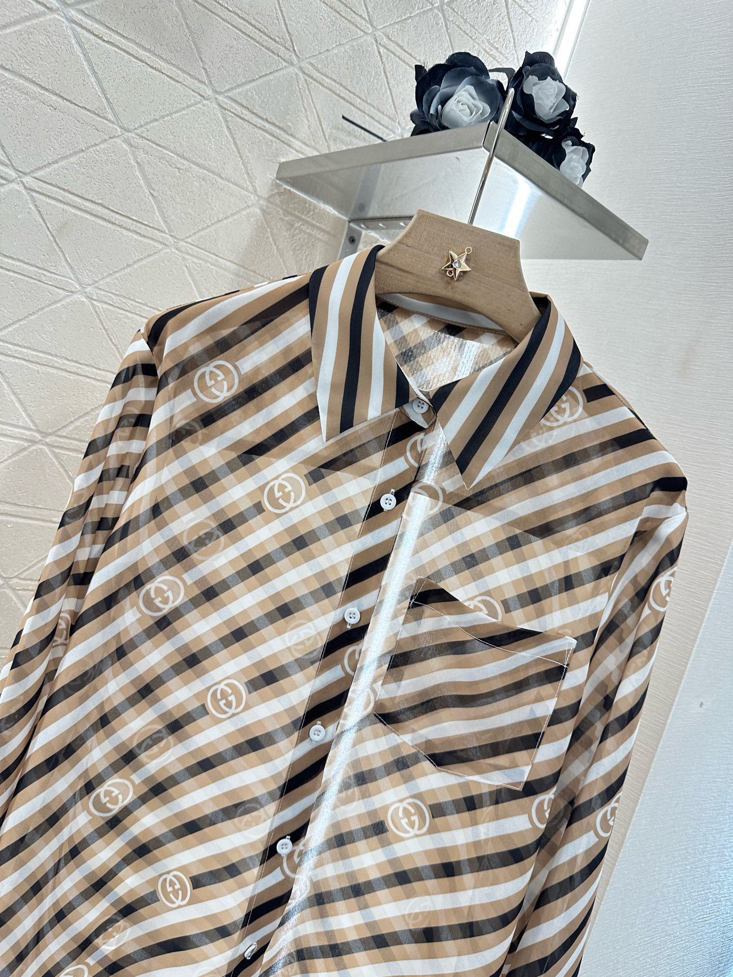 [TOP] GUCCI Shirt - Brown