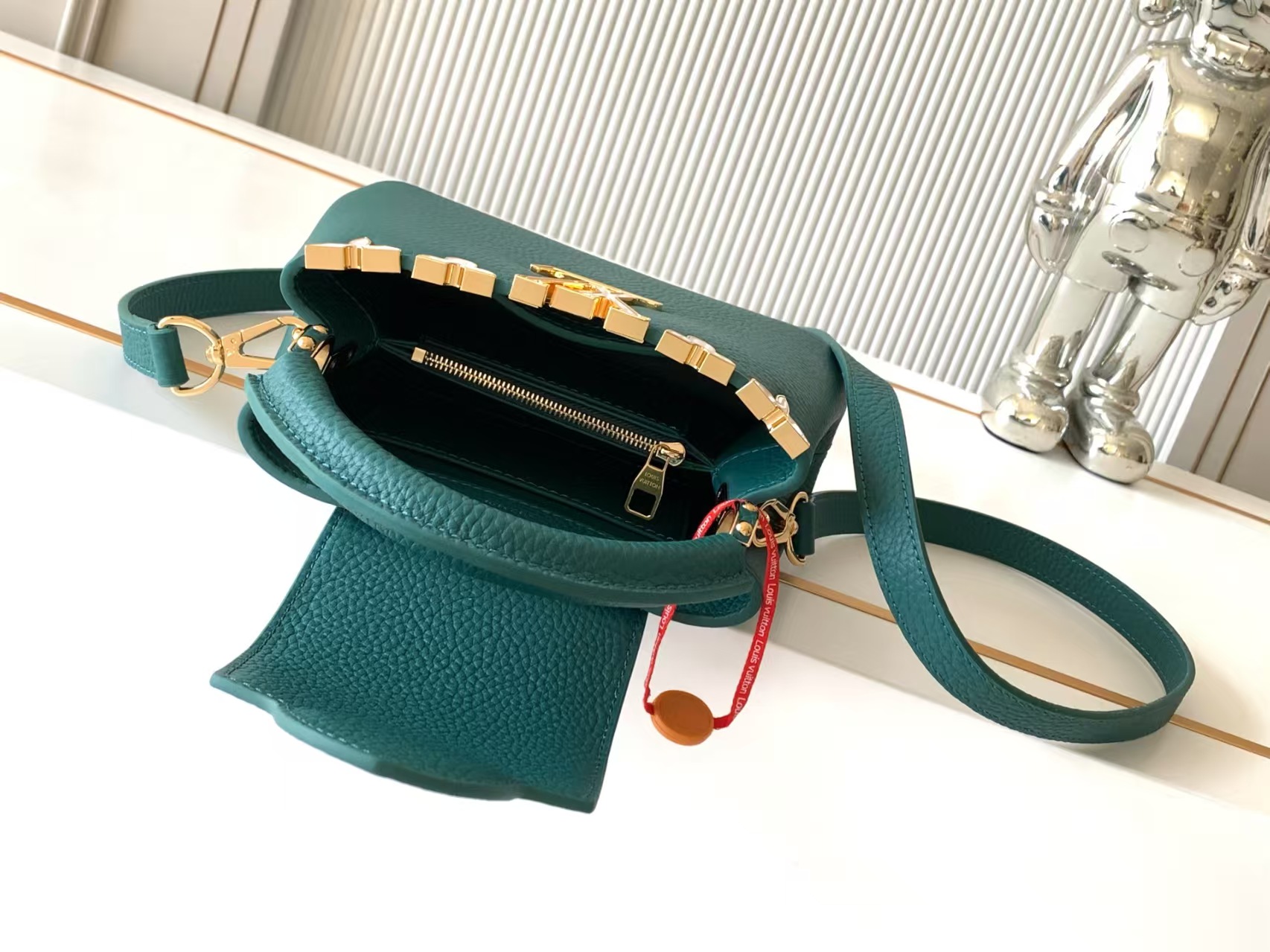 [TOP] Louis Vuitton LV Capucines Bag 21cm - Green
