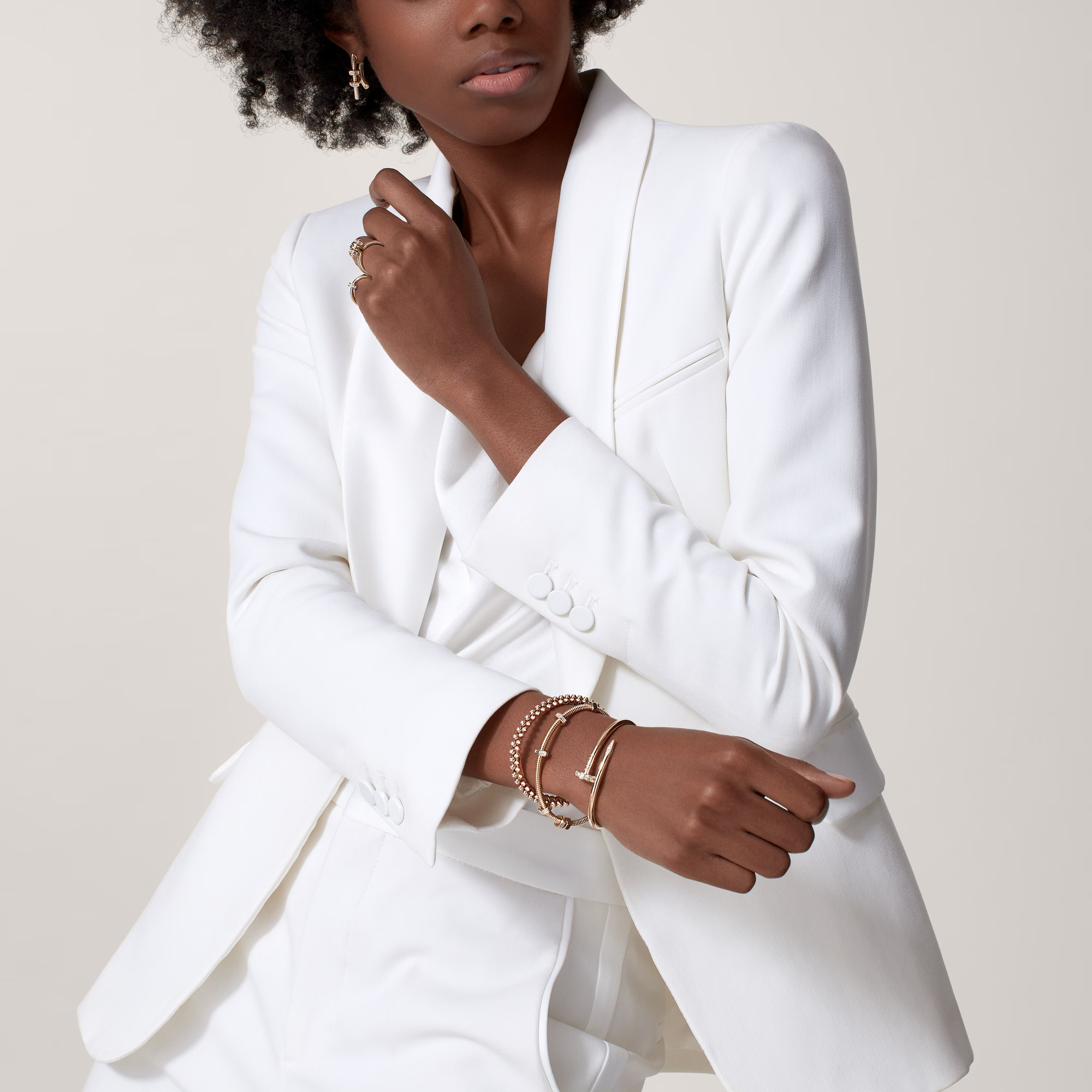 Carty Nails Solo Trace Bracelet,Rose gold ,Classic Model