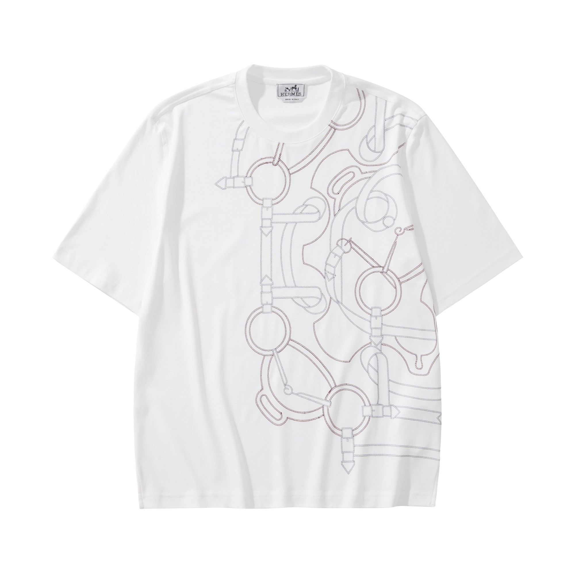 Hermès Eperon D or T-shirt #379552