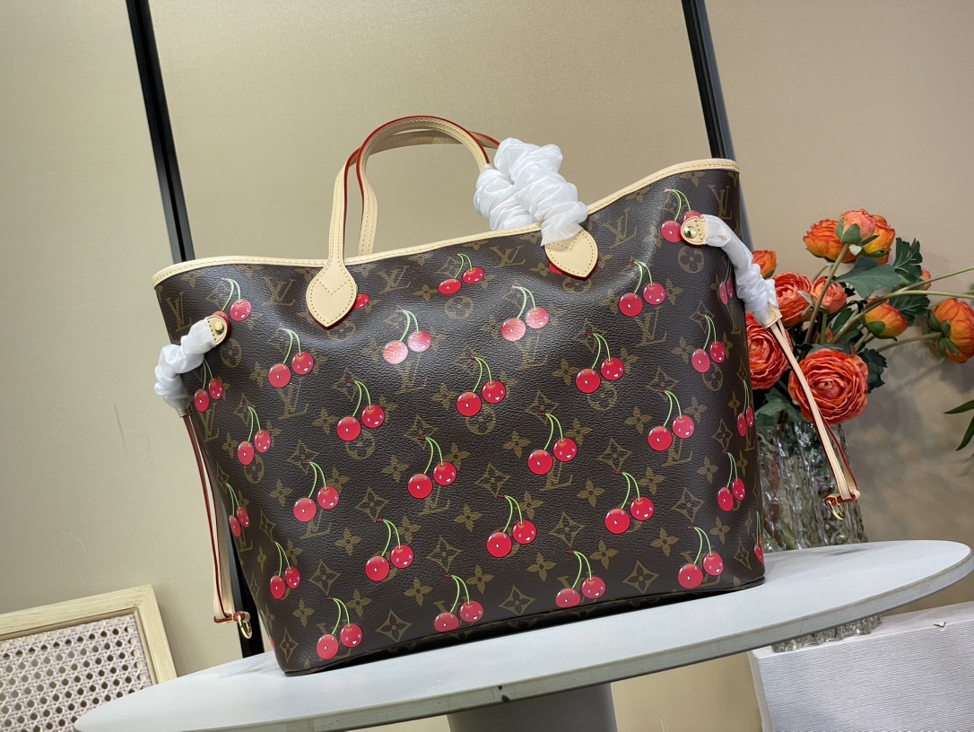 [TOP] Louis Vuitton LV Neverful Bag Monogram 31x28x14cm - Brown