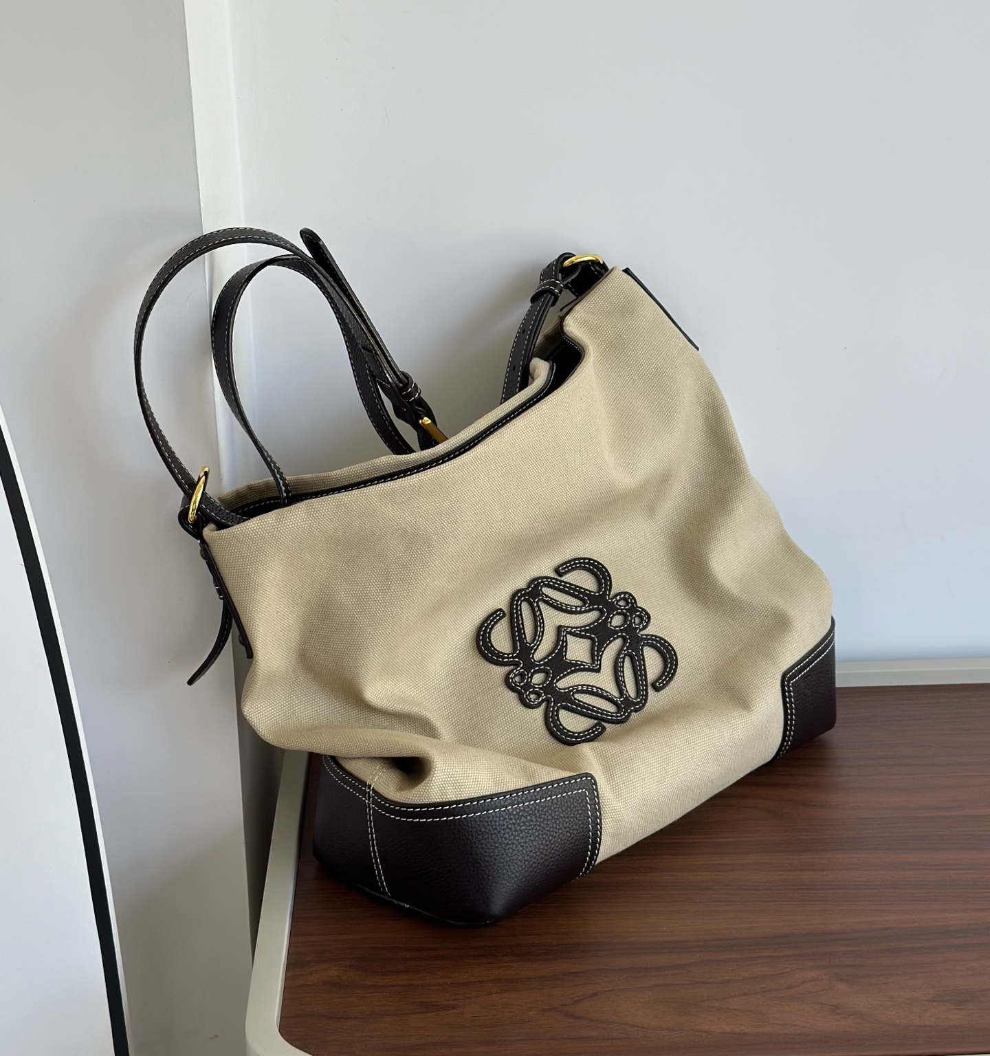 Loewe Bag Loewe Anagram Canvas Patchwork Tote Bag #387141 View 2 | Nigo Office