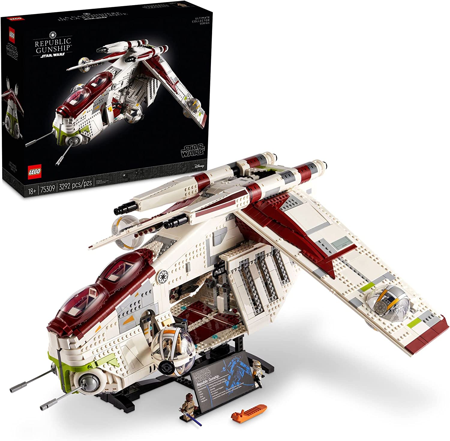 LEGO Star Wars Republic Gunship 75309 Building Set for Adults (3292 Pieces)