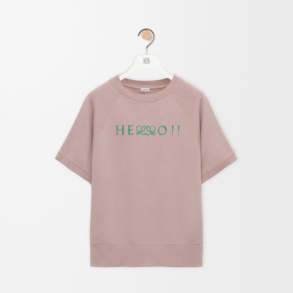 Loewe Clothing LOEWE Hello Printed Sweatshirt #393613 | Nigo Office