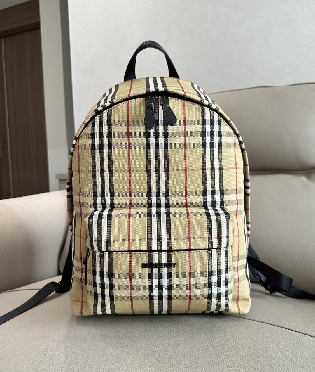 [TOP] BURBERRY Backpack 30.5x14.5x42.5cm - Khaki - 711 Luxury