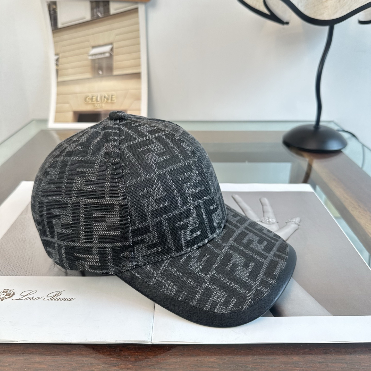 [TOP] FENDI Baseball Hat - Black - 711 Luxury