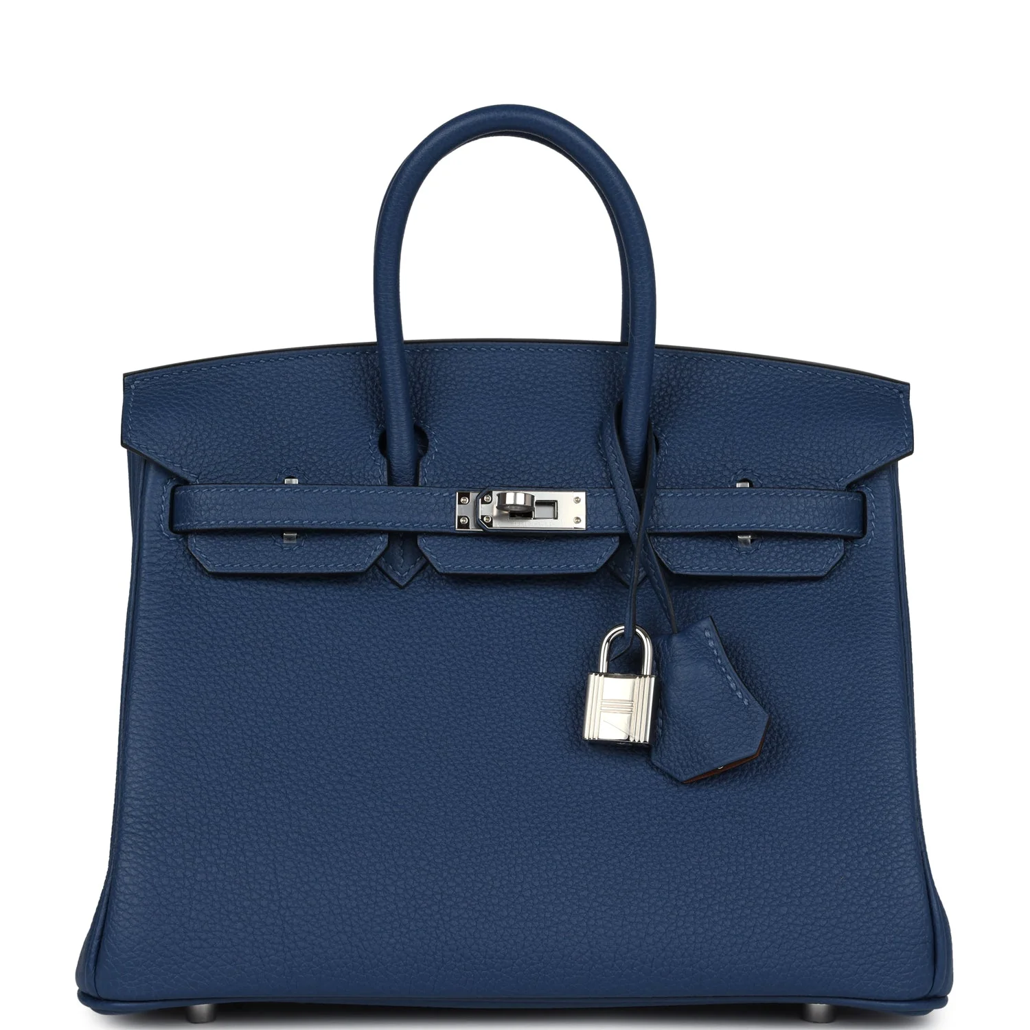Hermes BirkinDeep Bleu Verso Togo Palladium Hardware