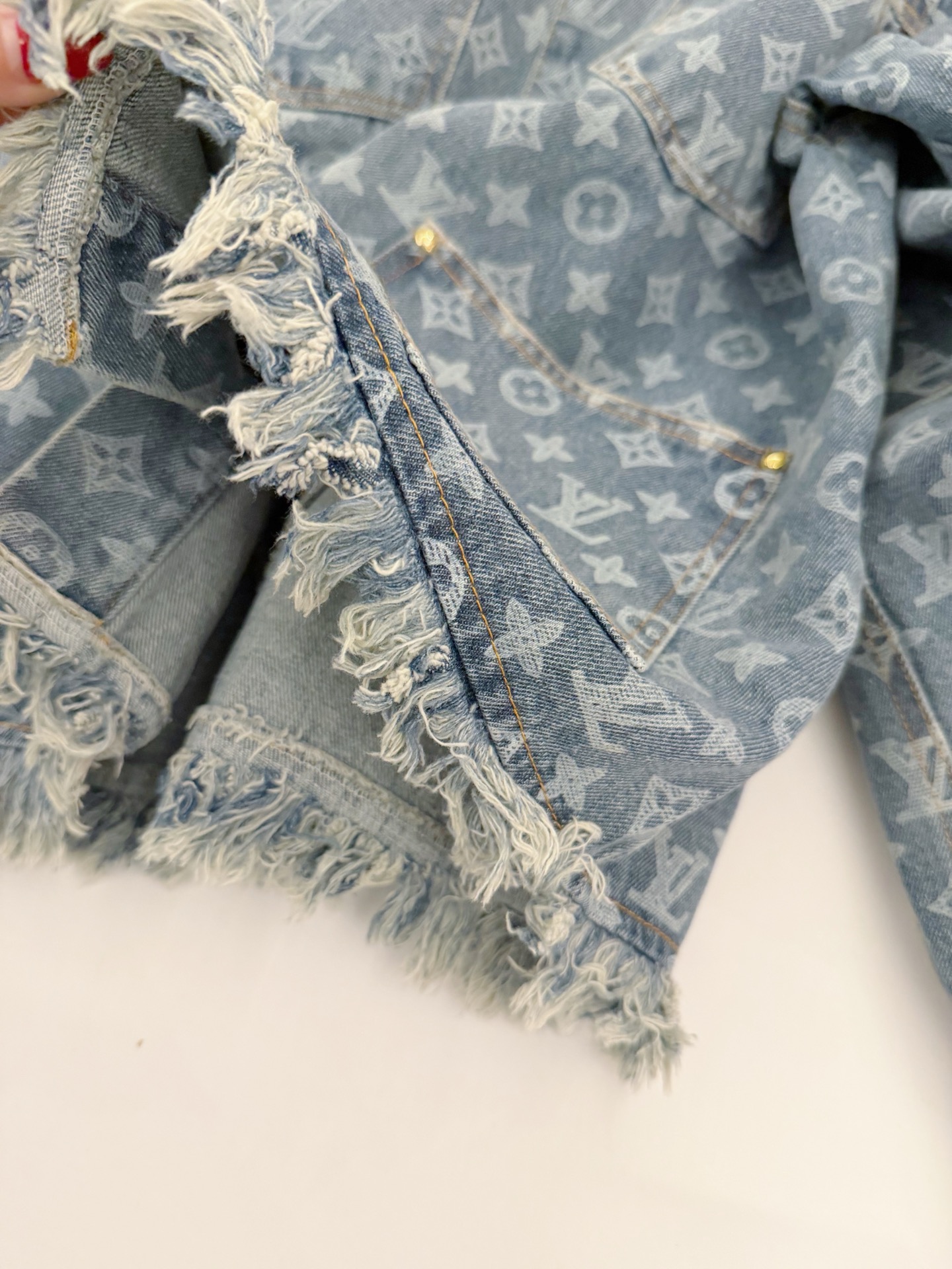 [TOP] Louis Vuitton LV  Denim Jacket - Blue